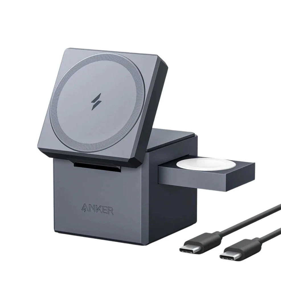 Anker 3-in-1 Cube with MagSafe Black Stone